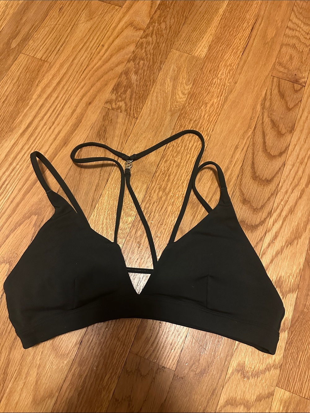 Dark green black Strappy Bralette - Women Intimates & Sleepwear